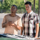 Jason Mitchell (left) and Steve Casillas